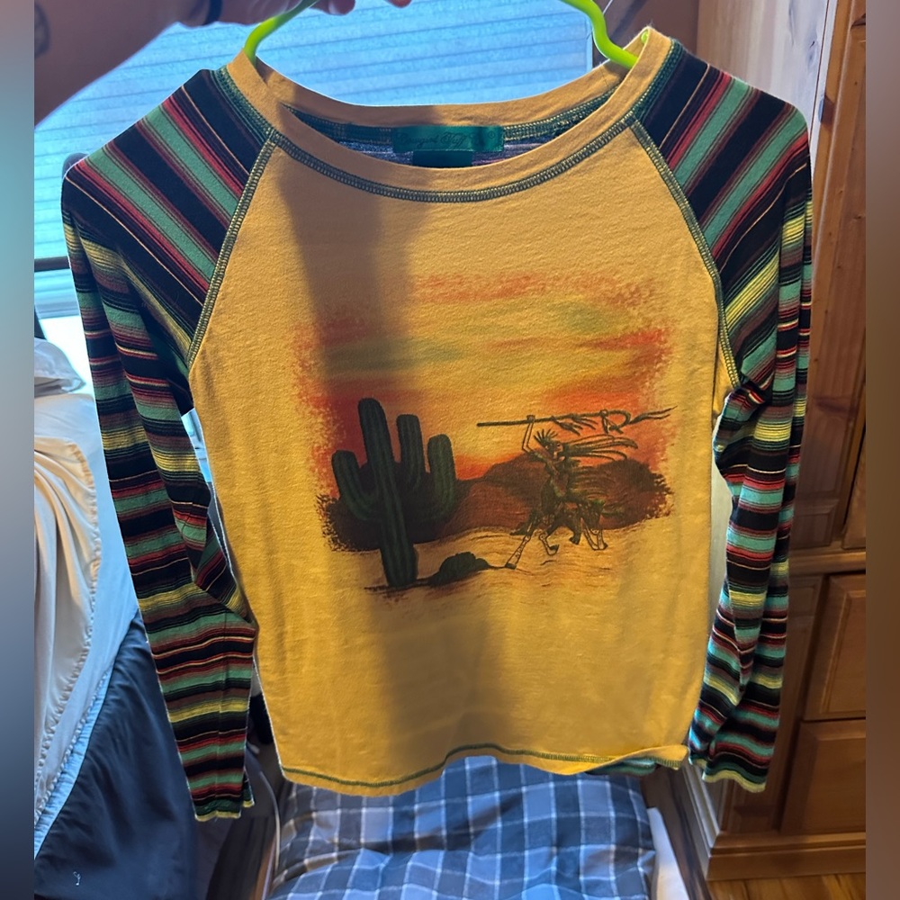 Cowgirl Tuff graphic long sleeve shirt